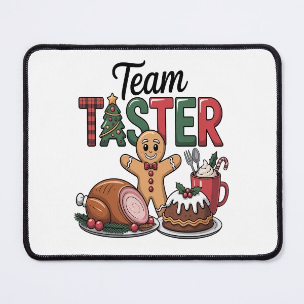 Artikelvorschau, Cookie Taster Lustiges Weihnachtsbäckerteam entworfen und verkauft von VladoZork.