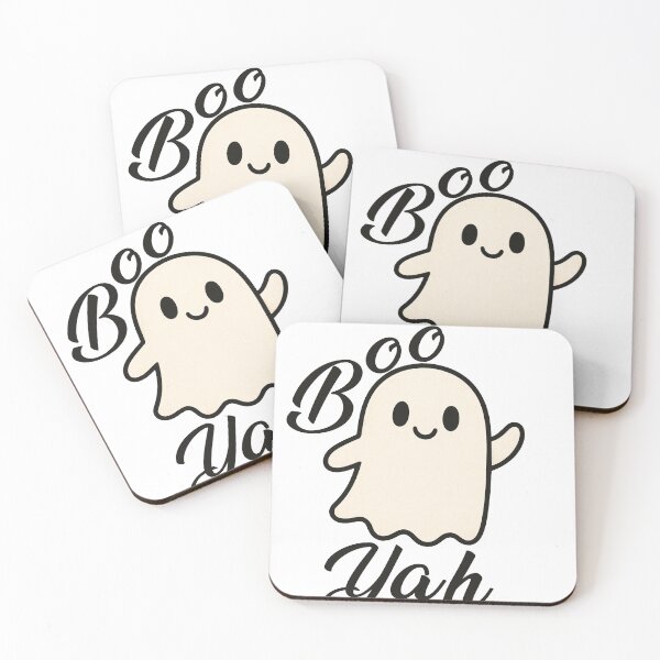Item preview, Boo Yah – Cute Ghost Halloween T-Shirt designed and sold by Graphic Therapist.