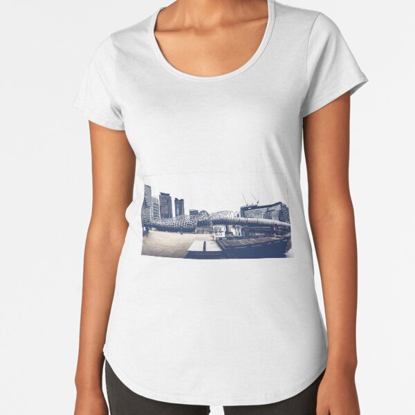 Docklands Webb Bridge Premium Scoop T-Shirt