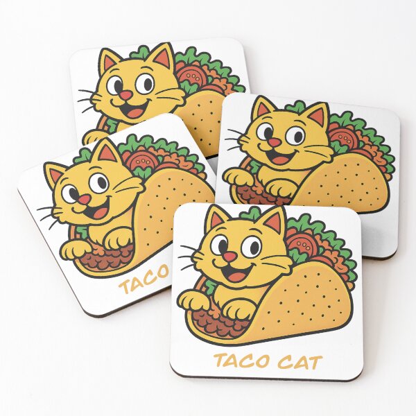 Item preview, Taco Cat – Retro 80s Cartoon Style designed and sold by Pokah79.