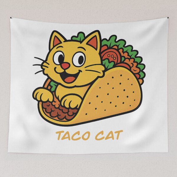 Item preview, Taco Cat – Retro 80s Cartoon Style designed and sold by Pokah79.