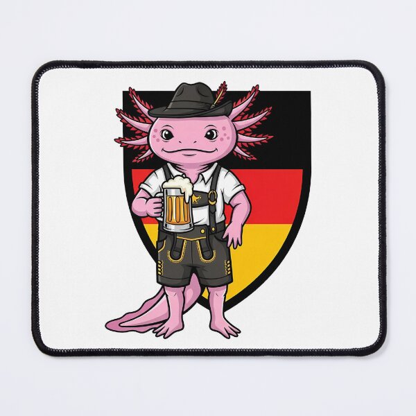 Item preview, Axolotl Lederhosen Oktoberfest Beer designed and sold by k3rstman1.