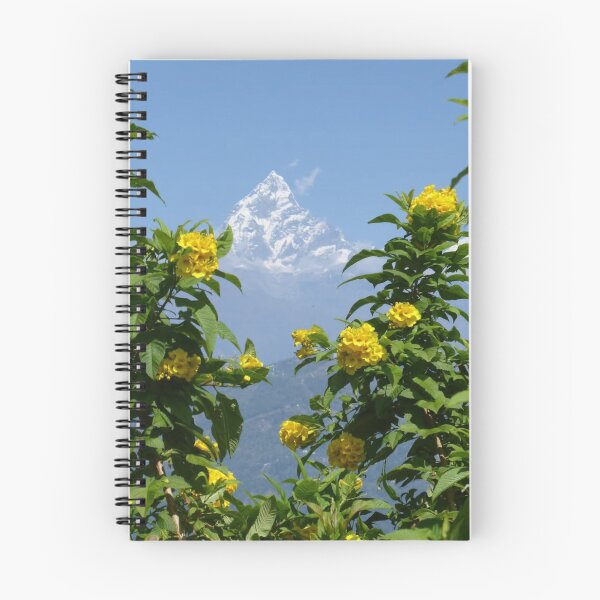 Item preview, Snowy Mountain with Yellow Flowers designed and sold by Ulrikagard.