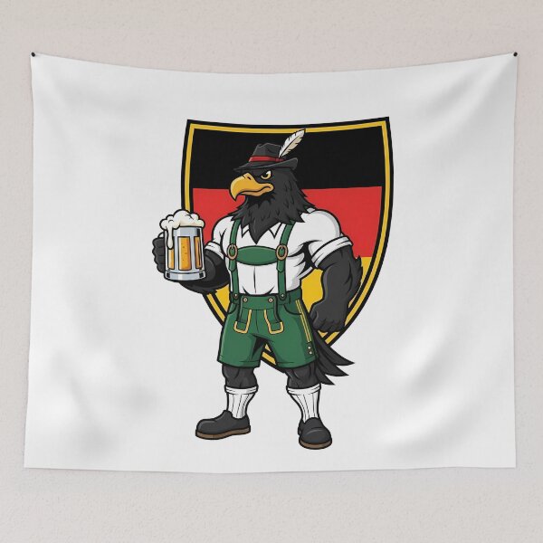 Item preview, German Eagle Oktoberfest Beer Lederhosen designed and sold by k3rstman1.