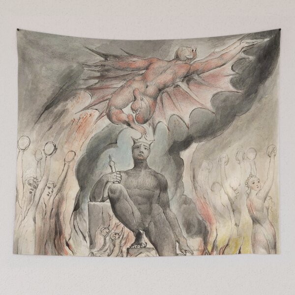 Item preview, HD The Flight Of Moloch, by William Blake HIGH DEFINITION designed and sold by MINDTHECHERRY.