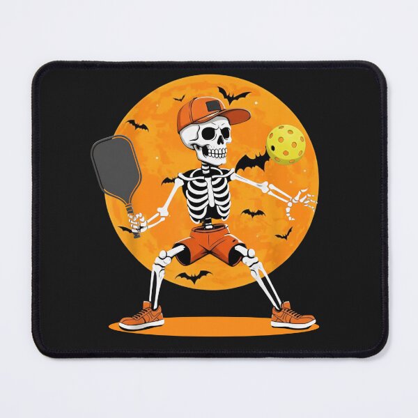 Item preview, Halloween Pickleball Skeleton Moon Design designed and sold by LarryMBrown.
