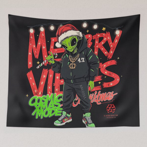 Item preview, Festive Mood - Christmas Vibes - Streetwear Alien Edition - 1 designed and sold by Kalossa-JR.