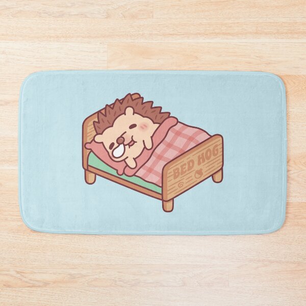 Item preview, Cute Sleeping Hedgehog Bed Hog Pun Funny designed and sold by rustydoodle.