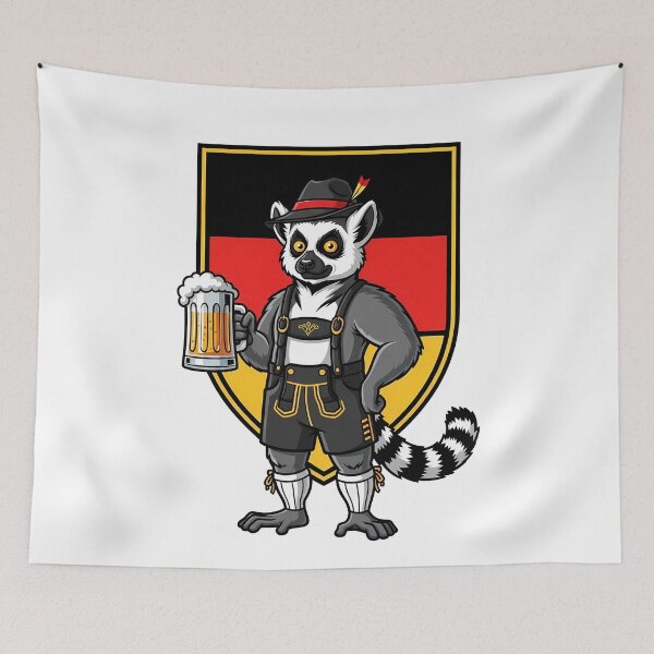 Item preview, Oktoberfest Lemur Beer Lederhosen German designed and sold by k3rstman1.