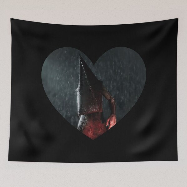 Item preview, Silent Hill Pyramid Head Rain Heart in Color designed and sold by cemetery girl.
