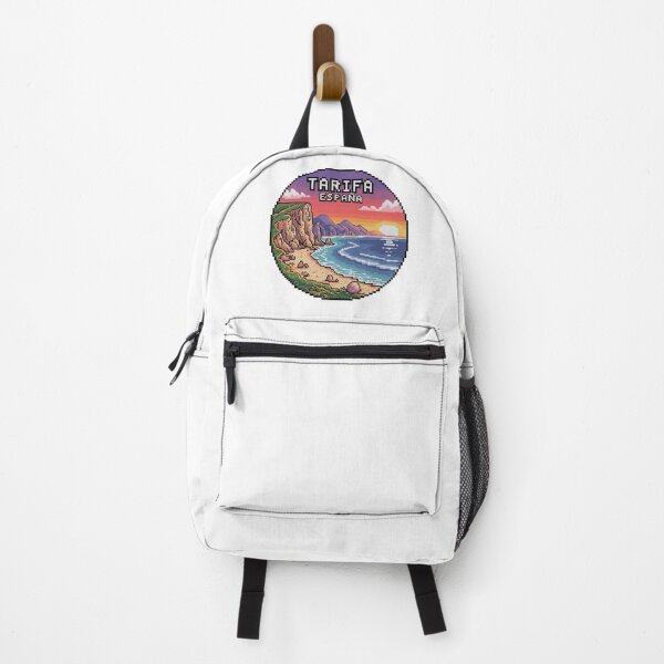 Item preview, Tarifa España Pixel Art Retro Coastal Cliffs designed and sold by CircinusStore.