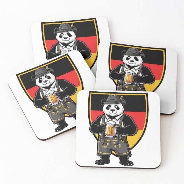 Item preview, Oktoberfest Panda Beer German Lederhosen designed and sold by k3rstman1.