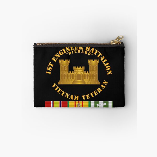 Item preview, Army - 1st Engineer Battalion - Vietnam Vet w Branch w VN SVC designed and sold by Military Insignia Products.
