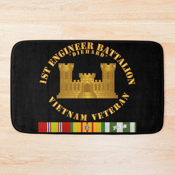Item preview, Army - 1st Engineer Battalion - Vietnam Vet w Branch w VN SVC designed and sold by Military Insignia Products.