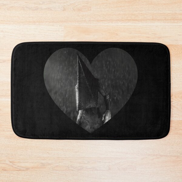 Item preview, Silent Hill Pyramid Head Rain Heart in Black and White designed and sold by cemetery girl.
