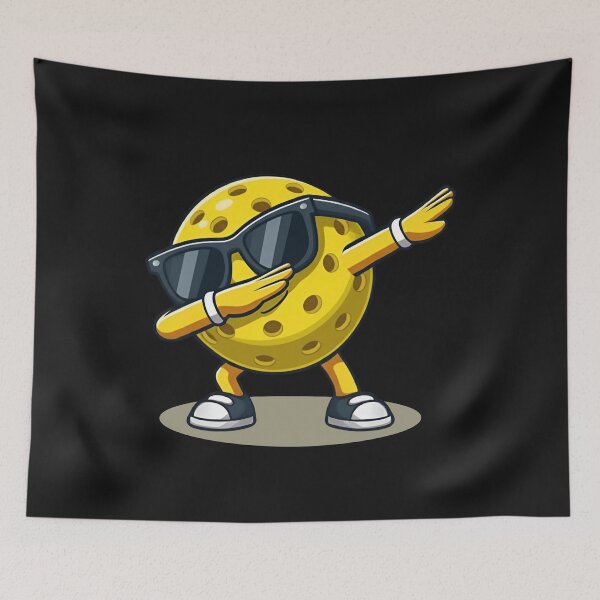 Item preview, Dabbing Pickleball Cool Cartoon Character designed and sold by LarryMBrown.