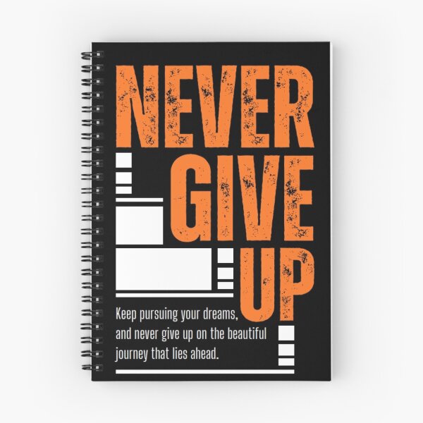 Item preview, Never Give Up designed and sold by BELEAFCREATIV1.