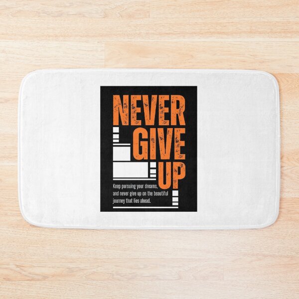 Item preview, Never Give Up designed and sold by BELEAFCREATIV1.