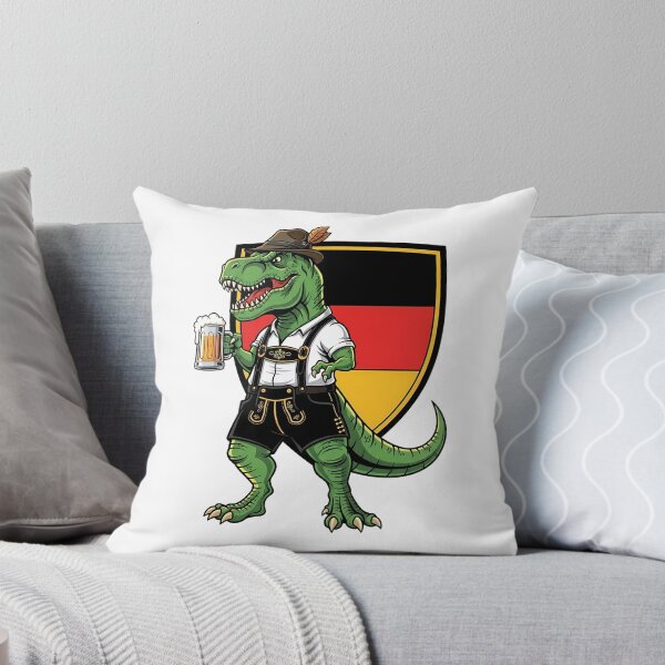 Item preview, Oktoberfest T-Rex Cerveza Alemana Lederhosen designed and sold by k3rstman1.