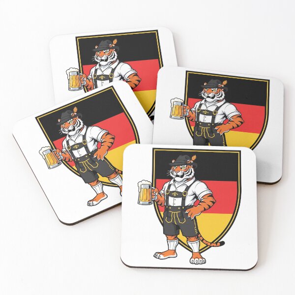 Item preview, German Tiger Oktoberfest Beer Lederhosen designed and sold by k3rstman1.