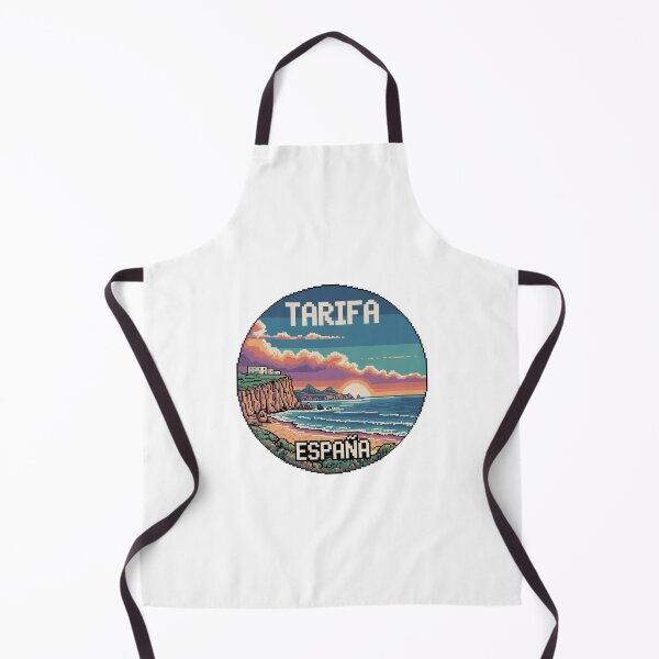 Item preview, Tarifa España Pixel Art Sunset Coastal View designed and sold by CircinusStore.
