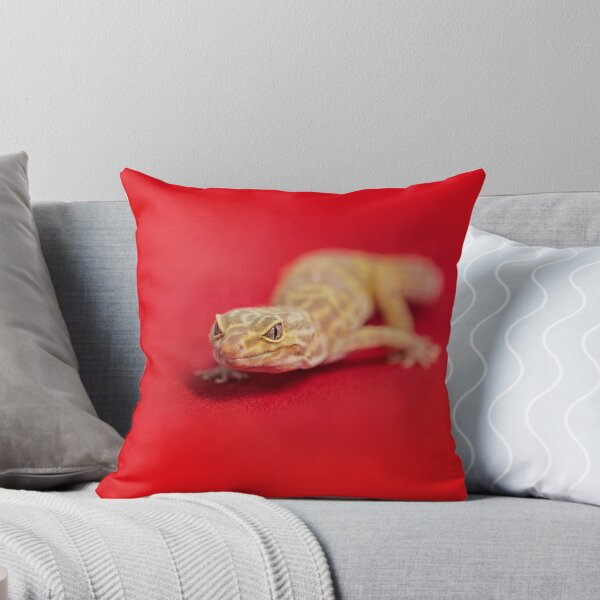 Aperçu de l'œuvre Lizard on a Red Background créée et vendue par Pixie Copley LRPS.