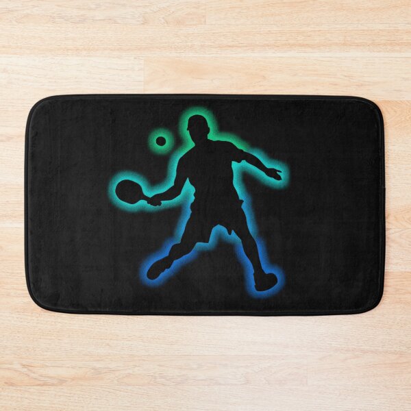 Item preview, Neon Glow Pickleball Player Silhouette designed and sold by LarryMBrown.