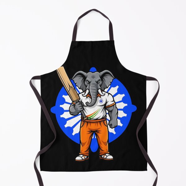 Item preview, Indian Elephant Cricket Player Mascot designed and sold by k3rstman1.