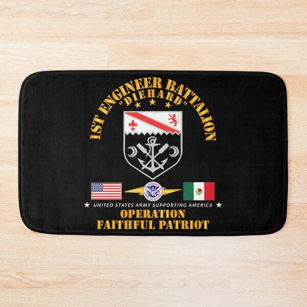 Item preview, Army - 1st Engineer Bn - Operation Faithful Patroit w Homeland designed and sold by Military Insignia Products.