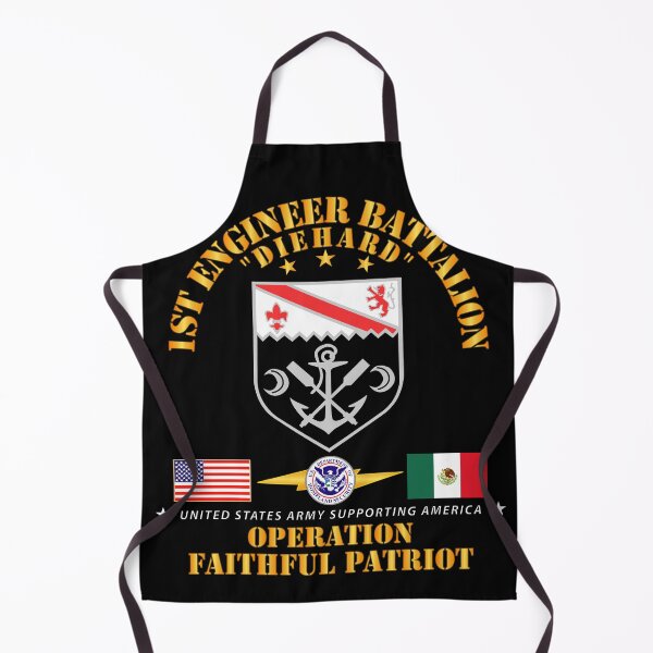 Item preview, Army - 1st Engineer Bn - Operation Faithful Patroit w Homeland designed and sold by Military Insignia Products.
