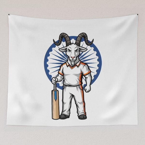 Item preview, Indian Cricket Goat Mascot Sports designed and sold by k3rstman1.