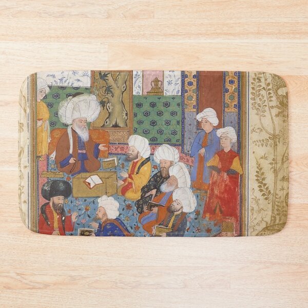 Item preview, "The Great Abu Sa'ud Teaching Law", Folio from a Divan of Mahmud `Abd-al Baqi designed and sold by AnimaliaStar.