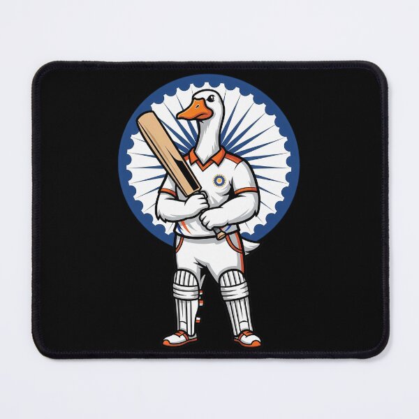 Item preview, Indian Cricket Goose Batsman Mascot designed and sold by k3rstman1.