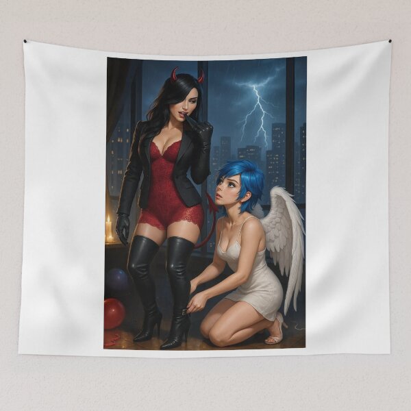 Item preview, Cassandra x Cipher demon angel monster mash  designed and sold by CathryneDelamort.
