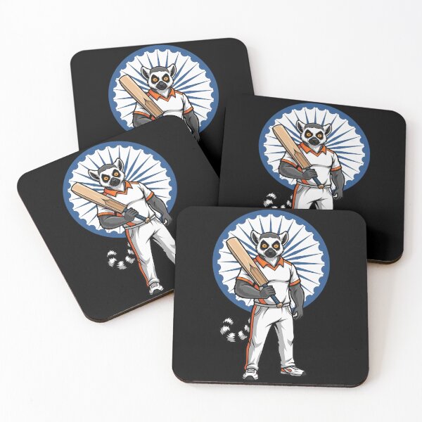 Item preview, Indian Lemur Cricket Mascot Sports Fan designed and sold by k3rstman1.