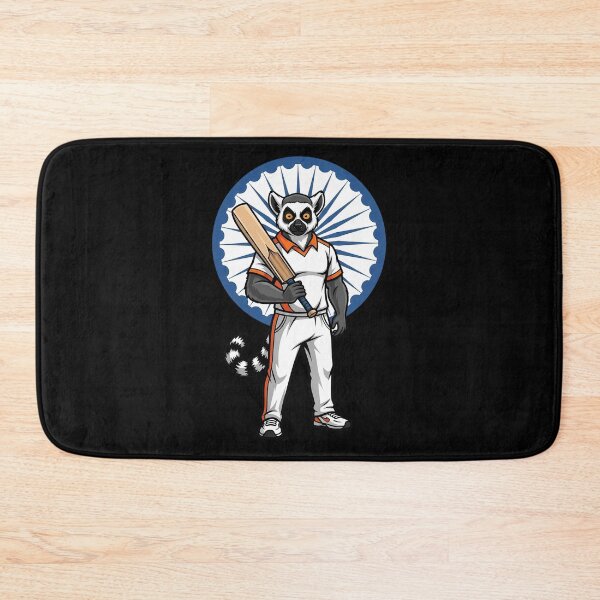 Item preview, Indian Lemur Cricket Mascot Sports Fan designed and sold by k3rstman1.