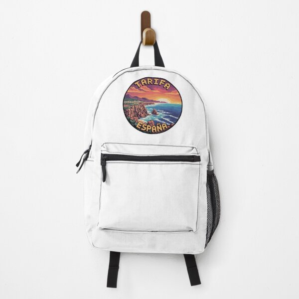 Item preview, Tarifa España Pixel Art Retro Sunset Cliffs designed and sold by CircinusStore.