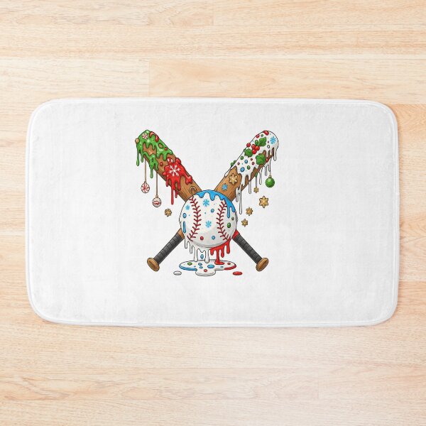 Item preview, Christmas Baseball Drip  designed and sold by ChristineRobins.