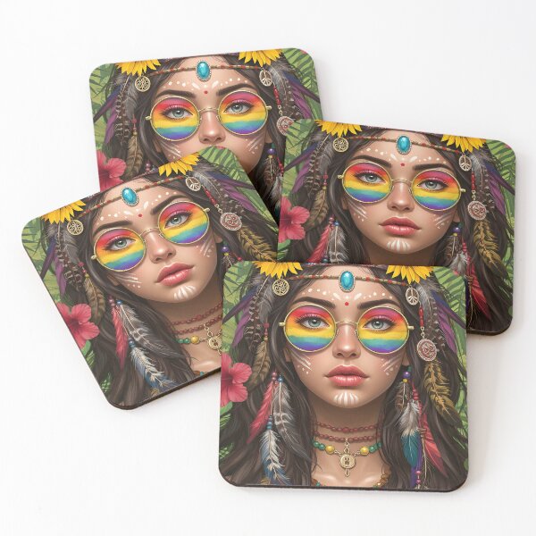 Item preview, Rainbow Hippie Queen designed and sold by R-B-Colors.