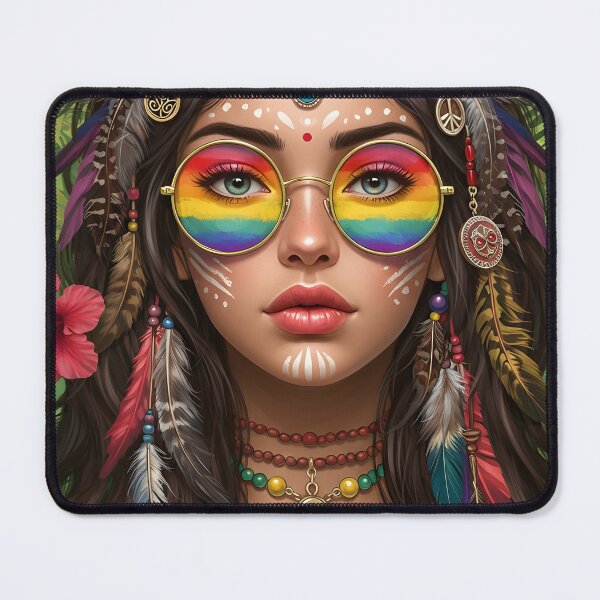 Item preview, Rainbow Hippie Queen designed and sold by R-B-Colors.