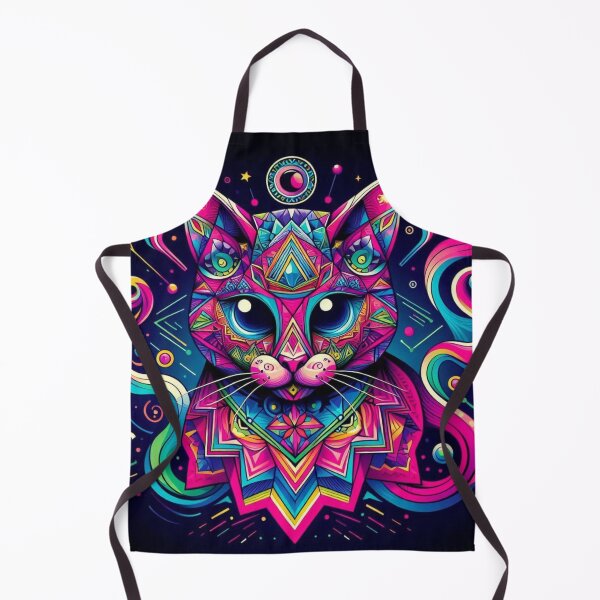 Item preview, cute mystic geometric cat designed and sold by Dogandesighn.