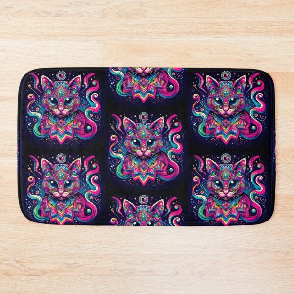 Item preview, cute mystic geometric cat designed and sold by Dogandesighn.