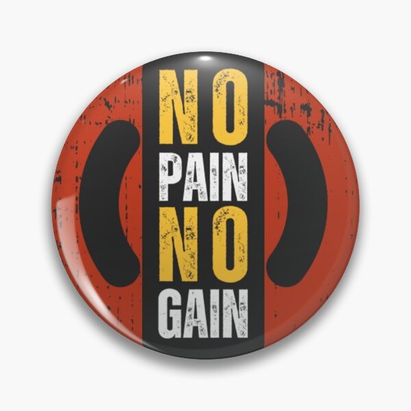 Item preview, No Pain No Gain – Gym Motivation designed and sold by BELEAFCREATIV1.