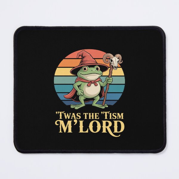 Item preview, Twas The Tism M'Lord Funny Frog Medieval Knight Frog designed and sold by petrichorsworld.