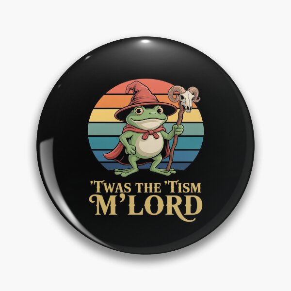 Item preview, Twas The Tism M'Lord Funny Frog Medieval Knight Frog designed and sold by petrichorsworld.