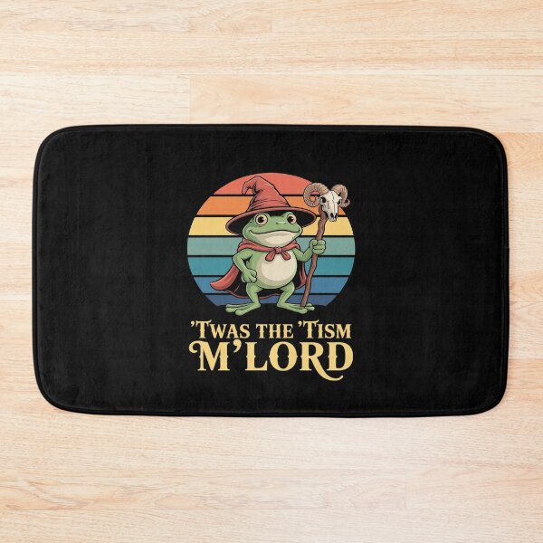 Item preview, Twas The Tism M'Lord Funny Frog Medieval Knight Frog designed and sold by petrichorsworld.