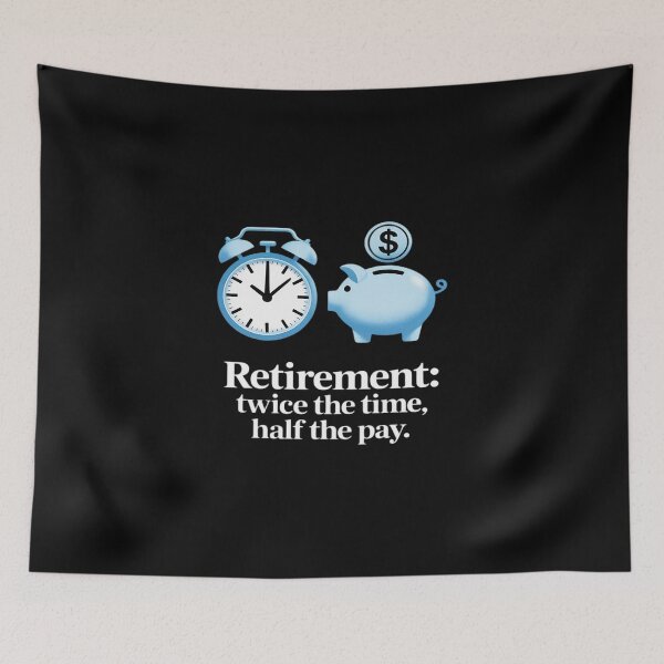 Item preview, Twice the Time, Half the Pay designed and sold by petrichorsworld.