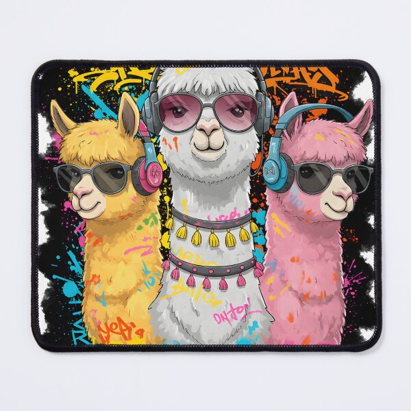 Item preview, Hip Hop Llamas designed and sold by R-B-Colors.