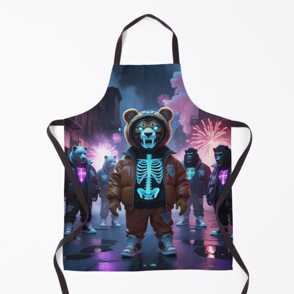 Item preview, Neon Street Animal Crew – Hip-Hop Night Vibes designed and sold by PLUSHIWORLDtm.