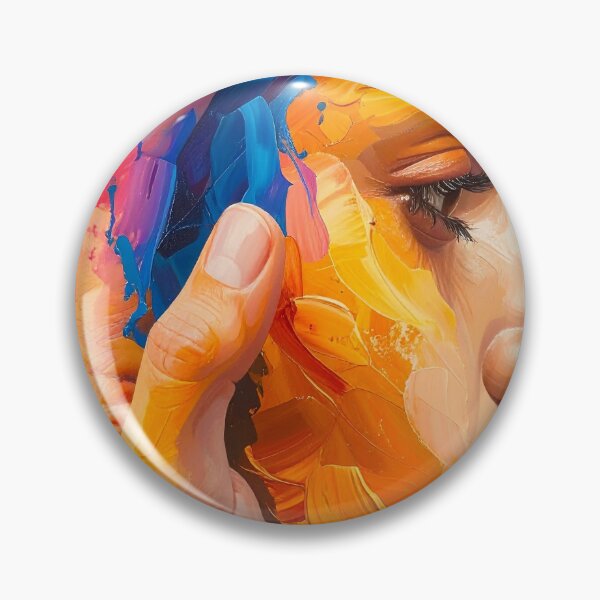 Item preview, Colors of Emotion – Abstract Portrait of a Woman designed and sold by CanyAbstracts.